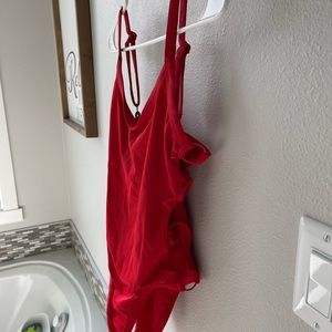 5/$20 Red One Piece Swimsuit